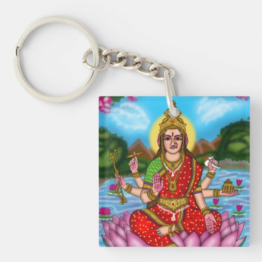 Porte-clés déesse Lakshmi (Devant)