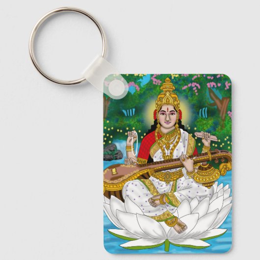 Porte-clés déesse Saraswati (Recto)
