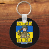 Porte-clés Defender Of Ukraine Day October 14th  (Recto)