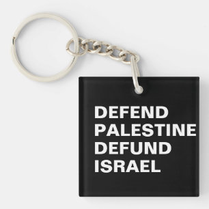 Porte-clés Défendre la Palestine pour le remboursement d'Isra
