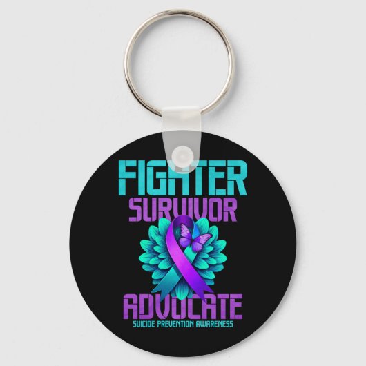 Porte-clés Défenseur des survivants de combat à manches longu (Recto)