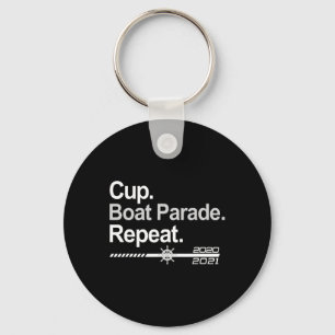 Porte-clés Défilé de bateaux de coupe répétition drôles de fa