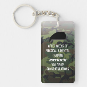 Porte-clés Défilé de remise des diplômes en camouflage person