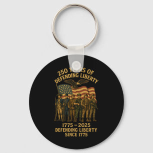 Porte-clés Défilé militaire patriotique USA Armée 250e annive