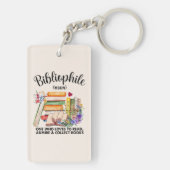 Porte-clés Définition bibliophile (Dos)