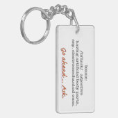 Porte-clés Définition bionique II (Devant gauche)