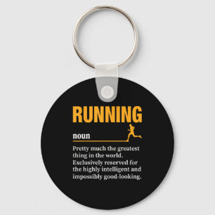 Porte-clés Définition de course humour marathon drôle Ru