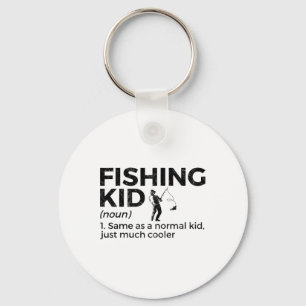 Porte-clés Définition de gamin drôle de pêche