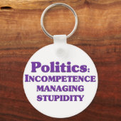 Porte-clés Définition de la politique (Recto)