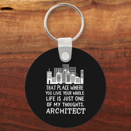 Porte-clés Définition de l'architecte (Recto)