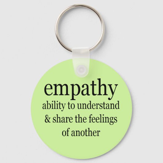 Porte-clés Définition de l'empathie (Recto)