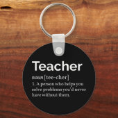 Porte-clés Définition de l'enseignant (Recto)