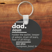 Porte-clés Définition de papa (Recto)