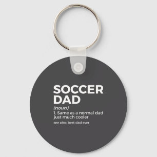 Porte-clés Définition de papa de football drôle pour joueur d