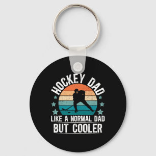 Porte-clés Définition de papa hockey Joueur de hockey sur gla
