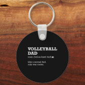 Porte-clés Définition de volleyball papa (Recto)
