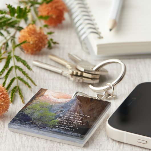 Porte-clés Définition des objectifs Inspiration (Devant Droit)