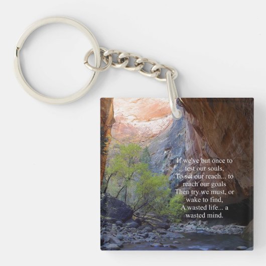 Porte-clés Définition des objectifs Inspiration (Devant)