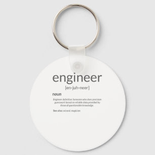 Porte-clés Définition du grand ingénieur du Gift Engineer C