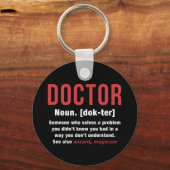 Porte-clés Définition du médecin (Recto)