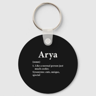 Porte-clés Définition du nom Arya