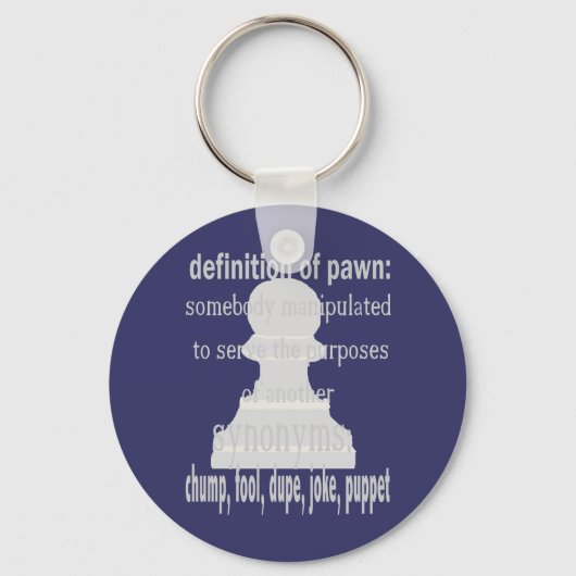 Porte-clés Définition du Porte - clé de pion (Recto)