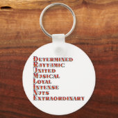 Porte-clés Définition du tambour (Recto)