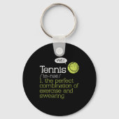 Porte-clés Définition du tennis (Recto)
