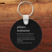 Porte-clés Définition d'un professeur de Pilates drôle Profes (Recto)
