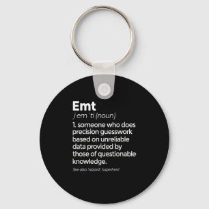 Porte-clés Définition EMT Funny EMS Emergency Médicale Tech