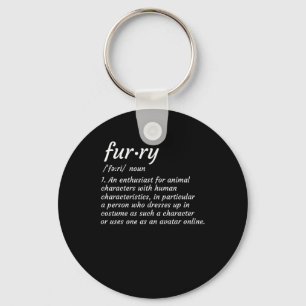 Porte-clés Définition Fandom Furries Design Cosplay