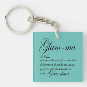 Porte-clés Définition FASCINANTE de grand-maman de mA
