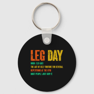 Porte-clés Définition Jour De Jeu De Jeu Gym Pompe De Gym Sur