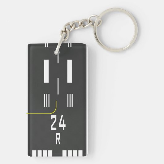 Porte-clés Dégagé pour débarquer la piste (Dos)