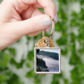 Porte-clés Dégagement de brouillard sous le pont du col de la (main)