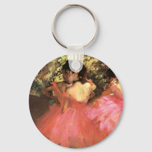 Porte-clés Dégazez les danseurs dans le porte - clé rose