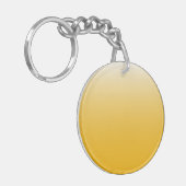 Porte-clés dégradé à deux tons foncé jaune (Devant gauche)