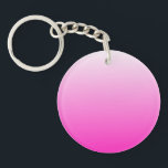 Porte-clés dégradé à deux tons foncé rose chaud<br><div class="desc">dégradé à deux tons foncé rose chaud</div>