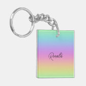 Porte-clés Dégradé arc-en-ciel (Devant gauche)