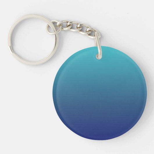 Porte-clés dégradé bleu (Devant)