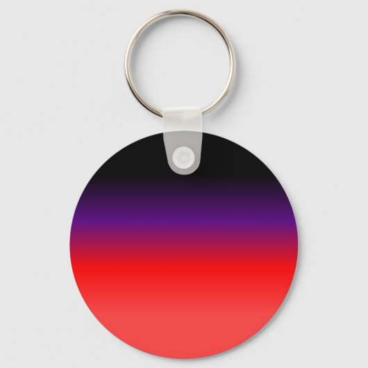 Porte-clés Dégradé noir, pourpre et rouge (Recto)