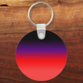 Porte-clés Dégradé noir, pourpre et rouge (Recto)