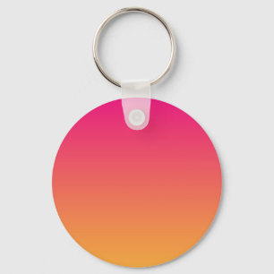 Porte-clés dégradé rose et orange