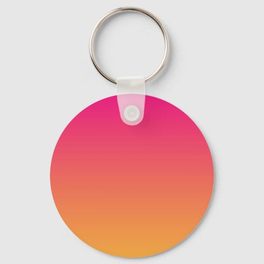 Porte-clés dégradé rose et orange (Recto)