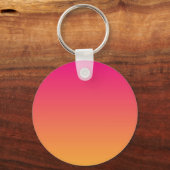 Porte-clés dégradé rose et orange (Verso)
