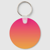 Porte-clés dégradé rose et orange (Verso)