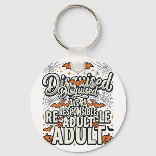 Porte-clés Déguisé en vecteur Halloween d'adulte responsable