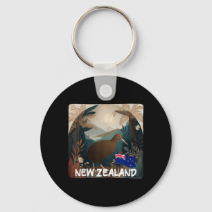 Porte-clés Déguisement d'animal Kiwi néo-zélandais drôle