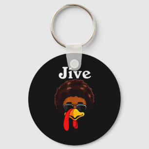 Porte-clés Déguisement de famille drôle de Jive Thanksgiving