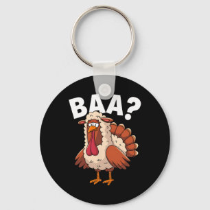 Porte-clés Déguisement de mouton drôle de dinde de Thanksgivi